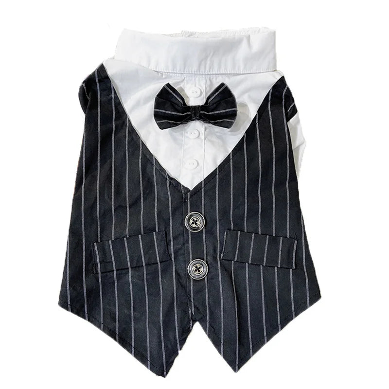 Formal Dog Tuxedo Shirt