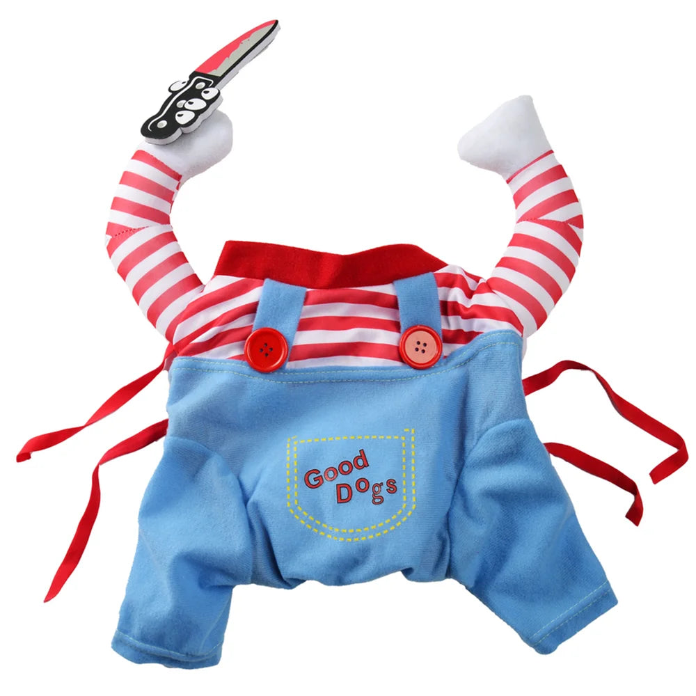 Chucky-Inspired Pup Costume