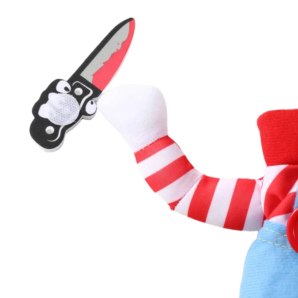 Chucky-Inspired Pup Costume