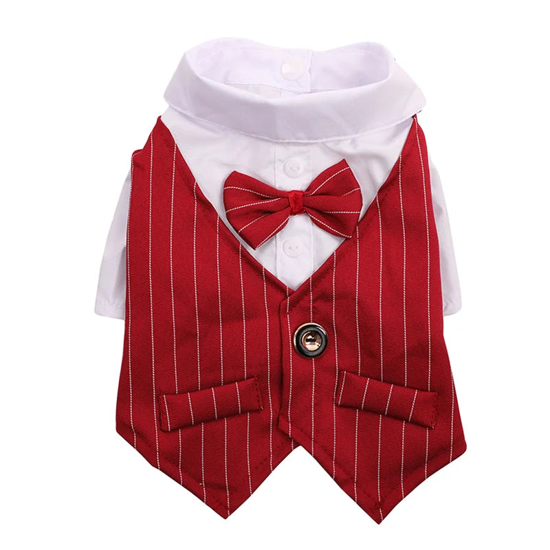 Formal Dog Tuxedo Shirt