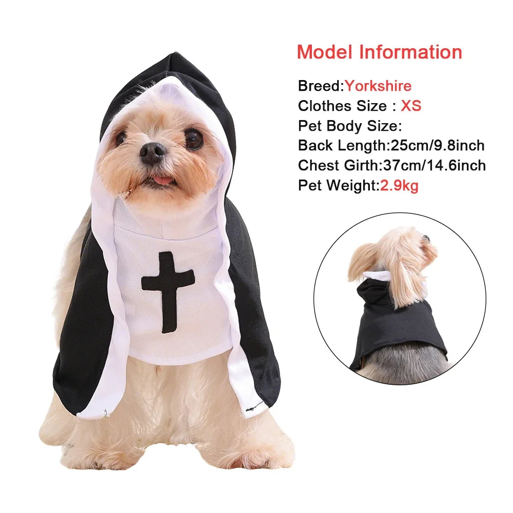 Nun Dog Costume - The Holy Pup