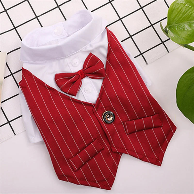 Formal Dog Tuxedo Shirt