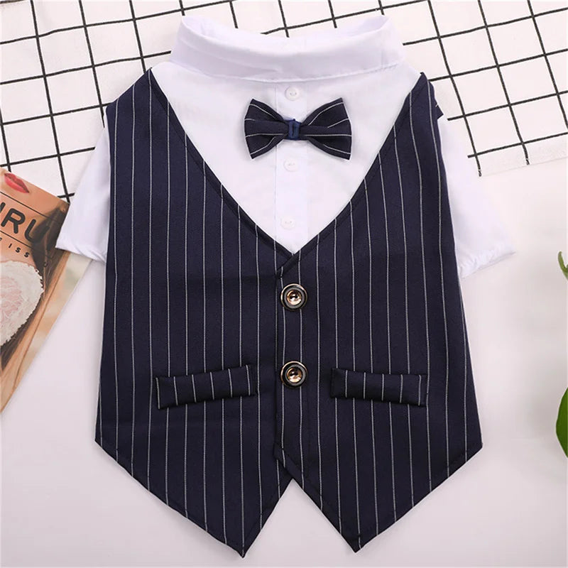 Formal Dog Tuxedo Shirt
