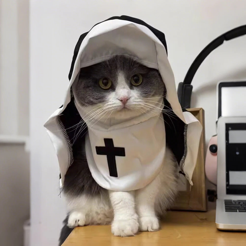 Nun Dog Costume - The Holy Pup