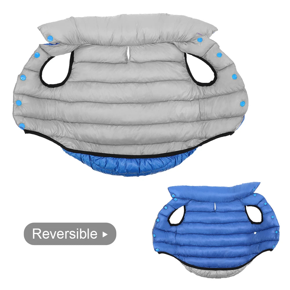 Reversible Waterproof Dog Jacket