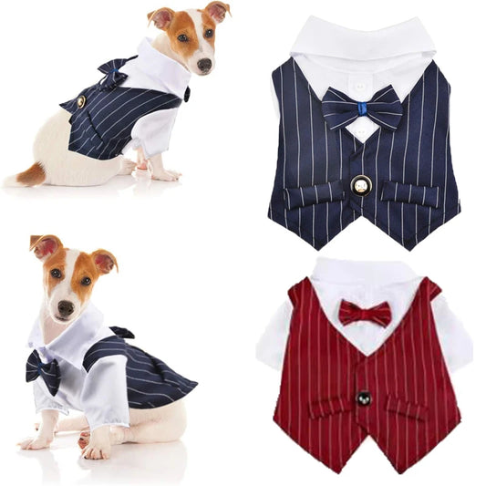 Formal Dog Tuxedo Shirt