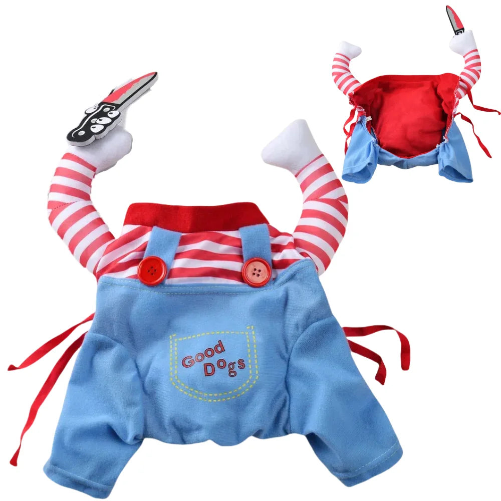 Chucky-Inspired Pup Costume