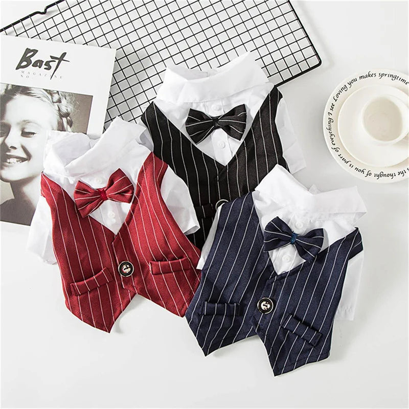 Formal Dog Tuxedo Shirt