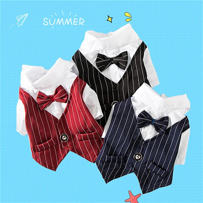 Formal Dog Tuxedo Shirt