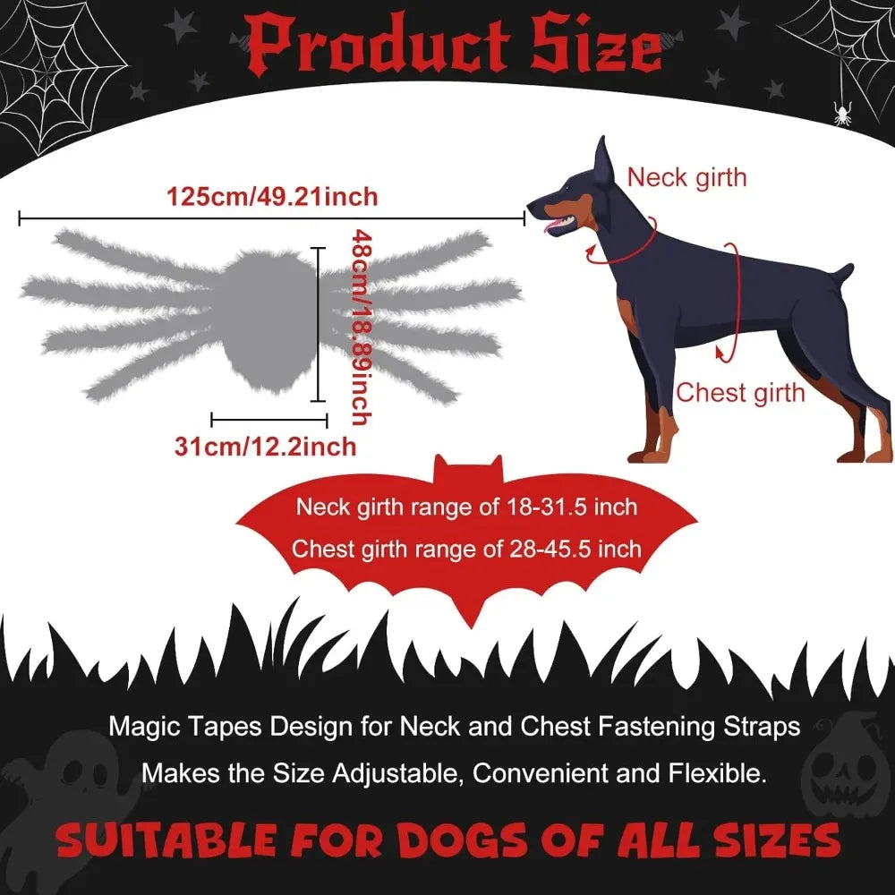 LED Spider Dog Costume