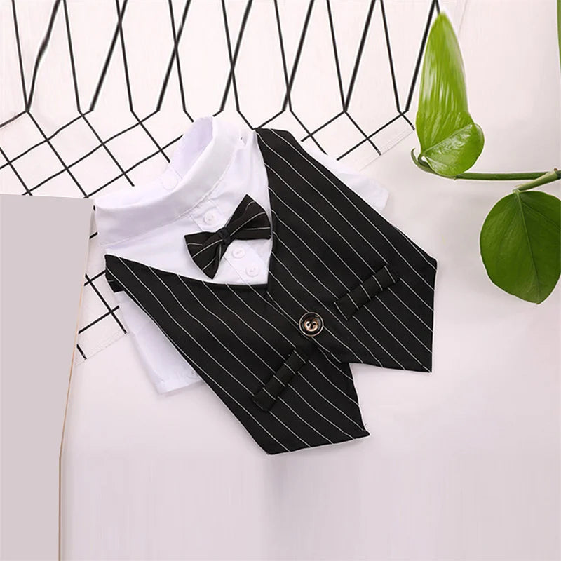 Formal Dog Tuxedo Shirt
