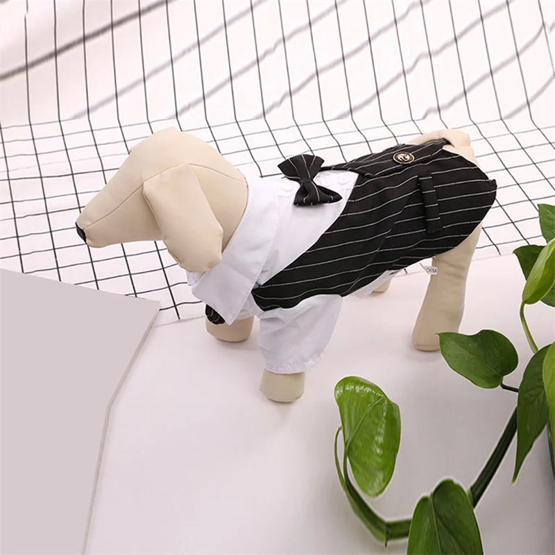 Formal Dog Tuxedo Shirt
