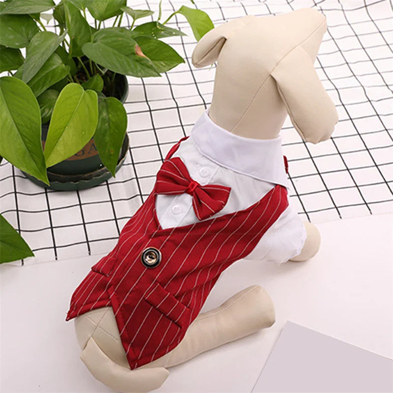 Formal Dog Tuxedo Shirt