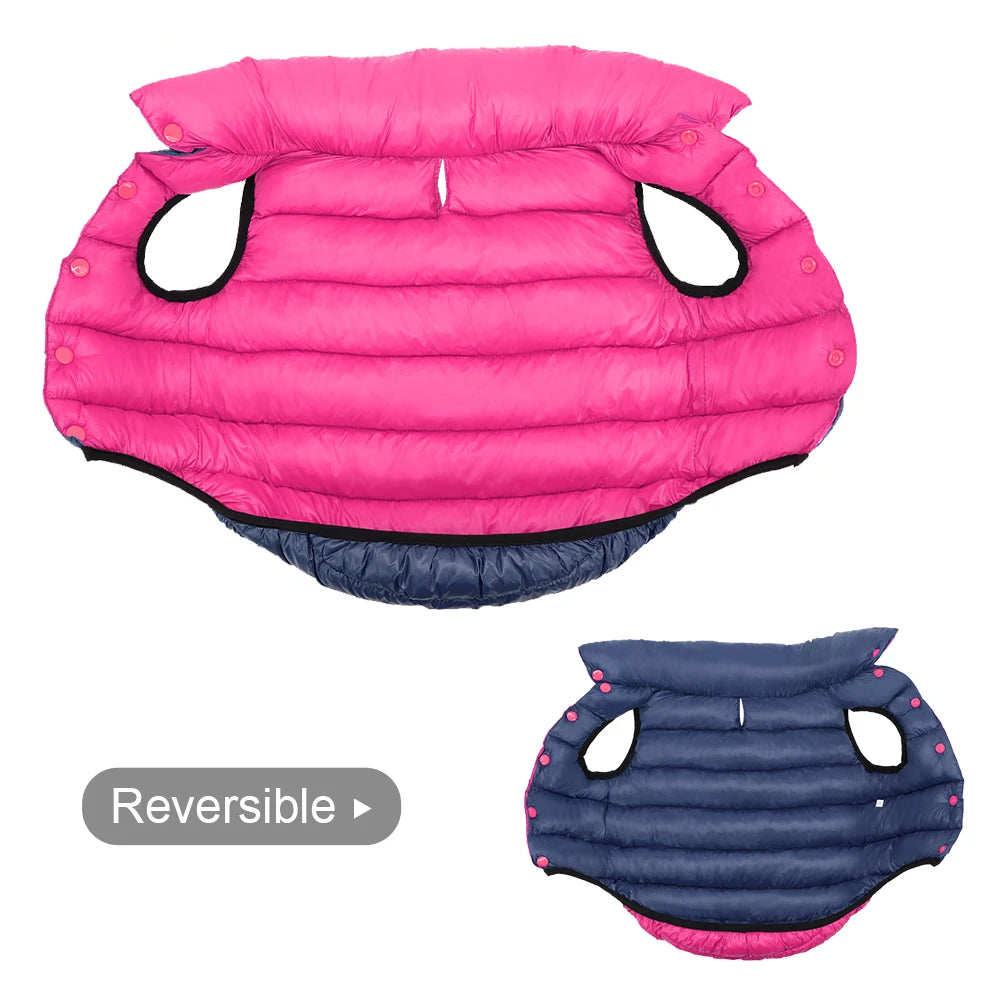 Reversible Waterproof Dog Jacket